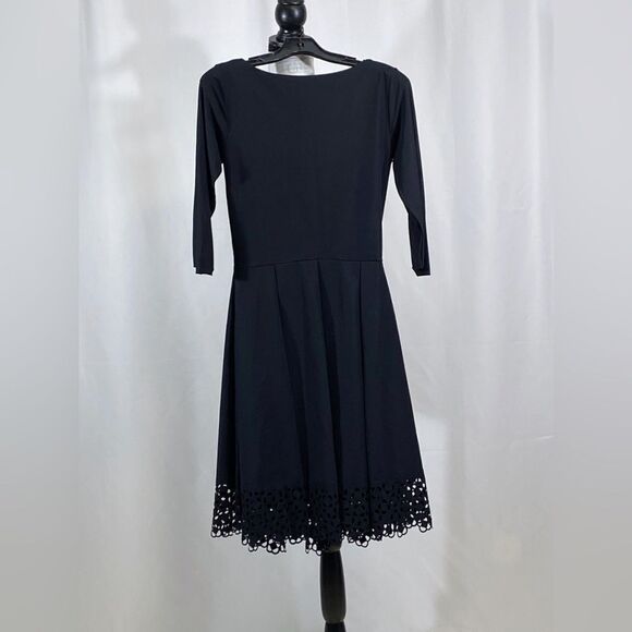 Chiara Boni La Petite Robe Naffy V-Neck Fit-&-Flare Dress size 8 - Picture 10 of 12